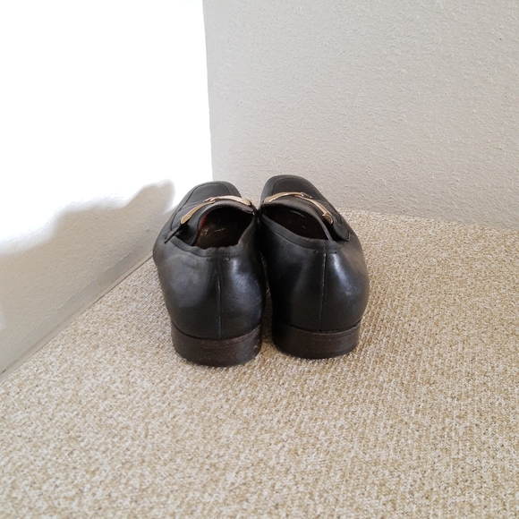 Gucci Black Leather Dress Bit Loafers - Picture 4 of 8